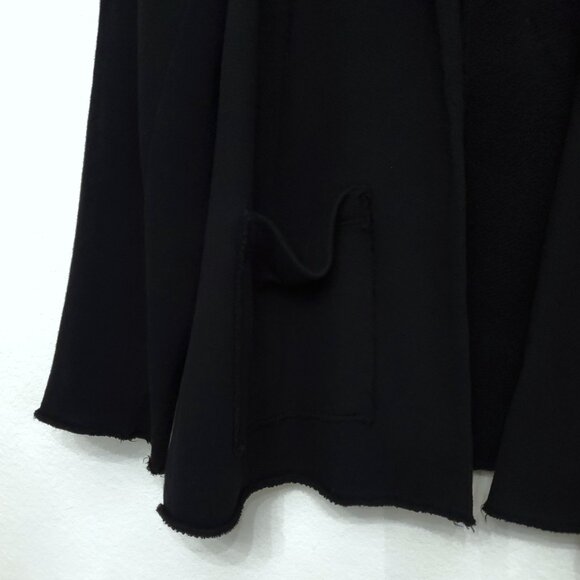 Eileen Fisher Lightweight Organic Cotton Terry Blazer Raw Edge Pockets Size M - Picture 5 of 16